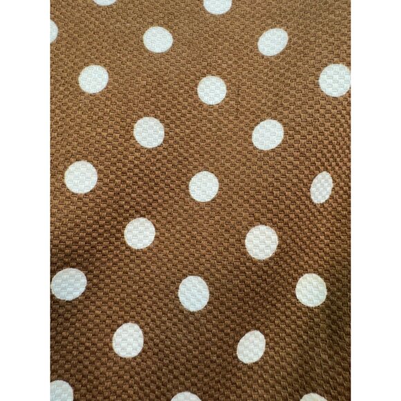 Dressbarn Polka Dot Sleeveless Dress Size 8 Brown & White - Picture 4 of 11